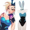 LOL League Of Legends K/DA Bunny Girl Akali Tenue Lapin Cosplay Costume 2 LOL League Of Legends K/DA Bunny Girl Akali Tenue Lapin Cosplay Costume -NEWCOSSKY Soldes 253172 cosplaystyle2014