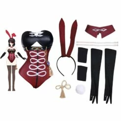 Genshin Impact Beidou Bunny Girl Jeu Cosplay Costume 11 Genshin Impact Beidou Bunny Girl Jeu Cosplay Costume -NEWCOSSKY Soldes 253420 4