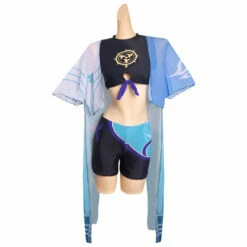 Genshin Impact Wanderer Maillot De Bain Cosplay Costume Design Original