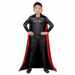 Avengers: Infinity War 3 Enfant Thor Combinaison Cosplay Costume