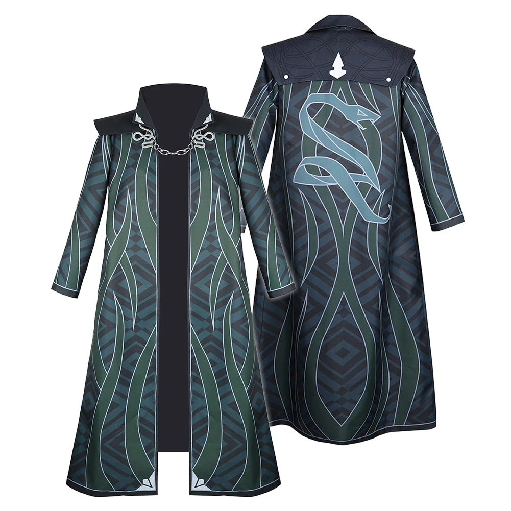 Hogwarts Legacy Salazar Slytherin Veste D'Uniforme Cosplay Costume 3 Hogwarts Legacy Salazar Slytherin Veste D'Uniforme Cosplay Costume