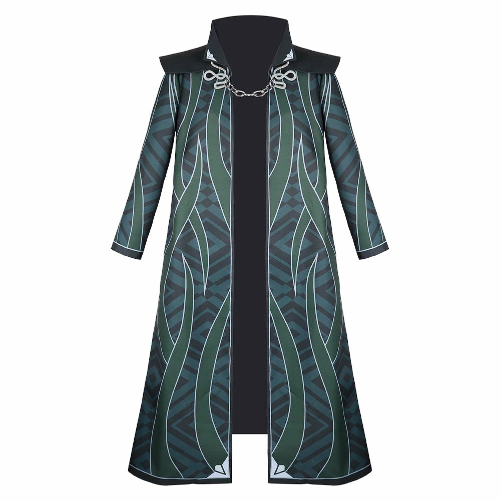 Hogwarts Legacy Salazar Slytherin Veste D'Uniforme Cosplay Costume 5 Hogwarts Legacy Salazar Slytherin Veste D'Uniforme Cosplay Costume – Image 3