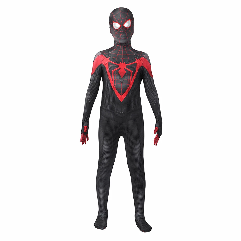 Spider-man Spiderman Enfant PS5 Miles Morales Combinaison Cosplay Costume Carnival Halloween 3 Spider-man Spiderman Enfant PS5 Miles Morales Combinaison Cosplay Costume Carnival Halloween