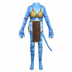 Enfant Avatar:The Way Of Water Neytiri Combinaison Cosplay Costume Carnaval 8 Enfant Avatar:The Way Of Water Neytiri Combinaison Cosplay Costume Carnaval -NEWCOSSKY Soldes 254982 1
