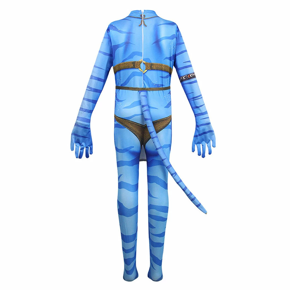 Enfant Avatar:The Way Of Water Neytiri Combinaison Cosplay Costume Carnaval 4 Enfant Avatar:The Way Of Water Neytiri Combinaison Cosplay Costume Carnaval – Image 2