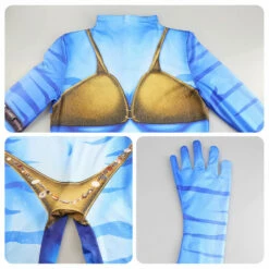 Enfant Avatar:The Way Of Water Neytiri Combinaison Cosplay Costume Carnaval 9 Enfant Avatar:The Way Of Water Neytiri Combinaison Cosplay Costume Carnaval -NEWCOSSKY Soldes 254982 3