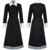 Enfant Anime Wednesday Addams Robe Cosplay Costume 1 Enfant Anime Wednesday Addams Robe Cosplay Costume -NEWCOSSKY Soldes 25508535 coserlife