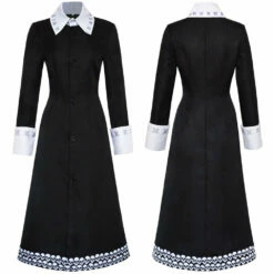 Enfant Anime Wednesday Addams Robe Cosplay Costume