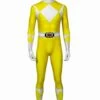 Power Rangers : Mighty Morphin Ranger Jaune Cosplay Costume -NEWCOSSKY Soldes 255319 1