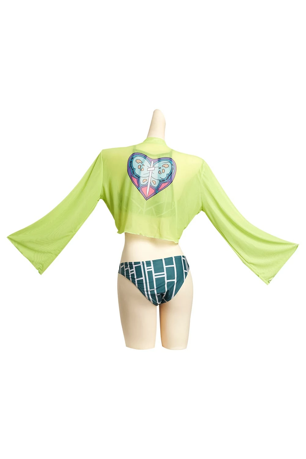 Jolyne Cujoh Stone Ocean JoJo's Bizarre Adventure Tops Et Shorts Design Original Maillot De Bain- Cossky 5 Jolyne Cujoh Stone Ocean JoJo's Bizarre Adventure Tops Et Shorts Design Original Maillot De Bain- Cossky – Image 3