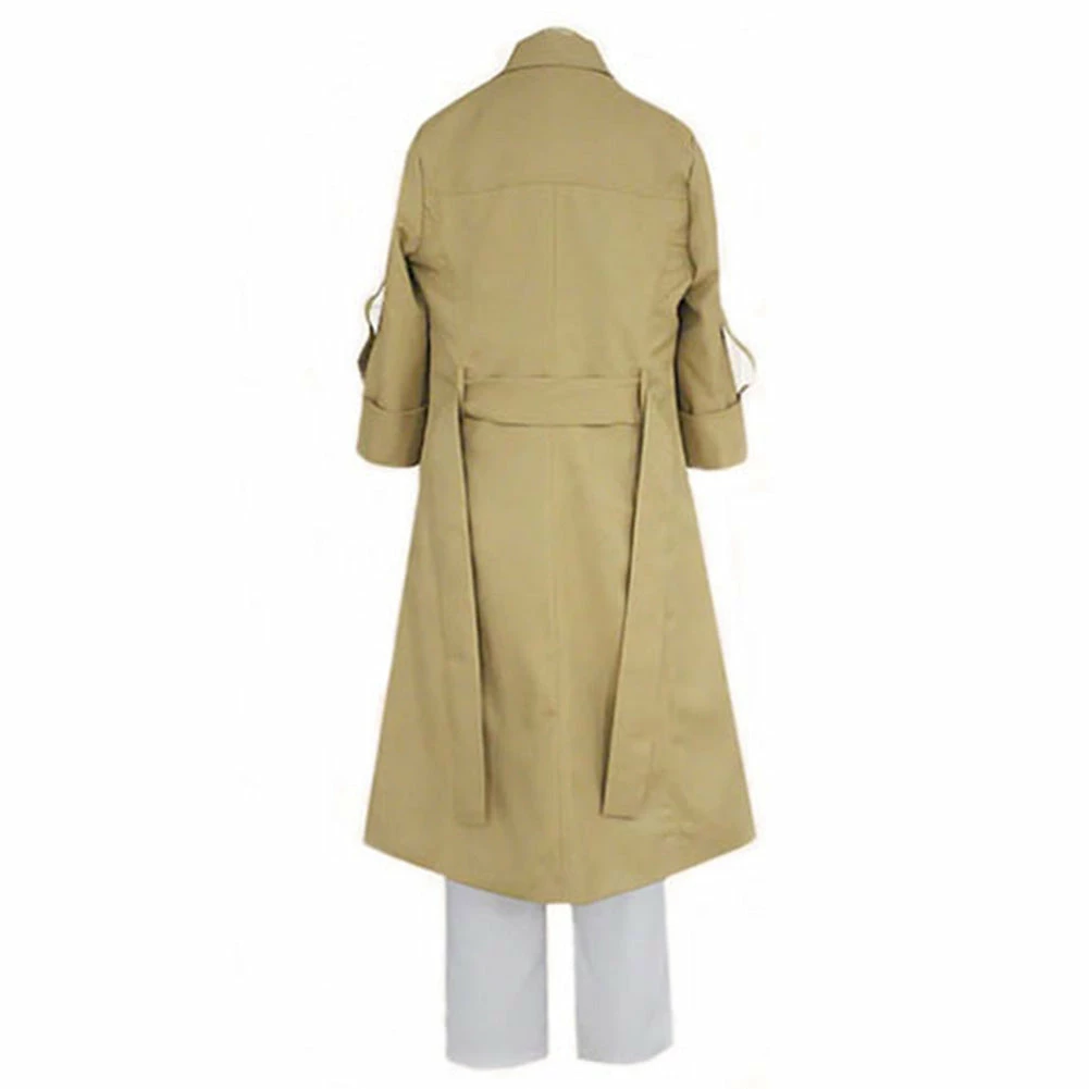Adulte Bungo Stray Dogs Dazai Osamu Kaki Uniform Cosplay Costume Carnaval 4 Adulte Bungo Stray Dogs Dazai Osamu Kaki Uniform Cosplay Costume Carnaval – Image 2