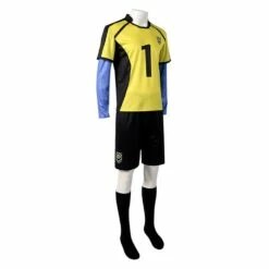 Anime Blue Lock Gagamaru Gin N° 1 Jaune Adulte Cosplay Costume 12 Anime Blue Lock Gagamaru Gin N° 1 Jaune Adulte Cosplay Costume -NEWCOSSKY Soldes 256545 2