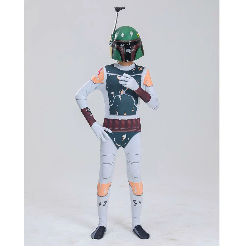 Star Wars Le Livre De Boba Fett Enfant Cosplay Costume 6 Star Wars Le Livre De Boba Fett Enfant Cosplay Costume – Image 4