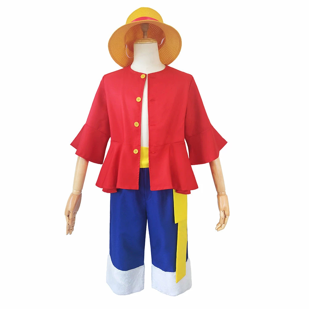 One Piece Monkey D.Luffy Uniform Carnival Cosplay Costume 4 One Piece Monkey D.Luffy Uniform Carnival Cosplay Costume – Image 2