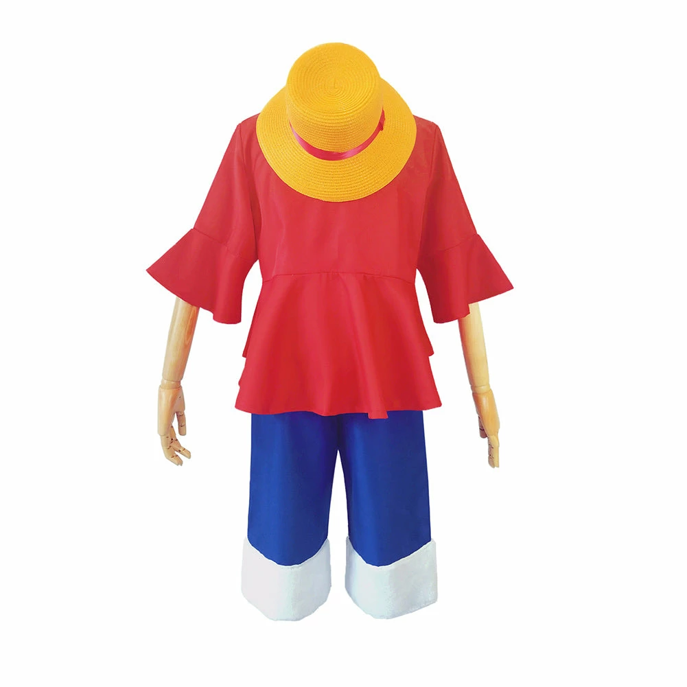 One Piece Monkey D.Luffy Uniform Carnival Cosplay Costume 6 One Piece Monkey D.Luffy Uniform Carnival Cosplay Costume – Image 4