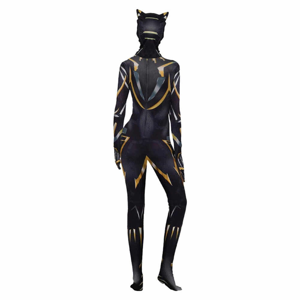 2022 Film Adulte Femme Black Panther: Wakanda Forever Shuri Combinaison Cosplay Costume 4 2022 Film Adulte Femme Black Panther: Wakanda Forever Shuri Combinaison Cosplay Costume – Image 2