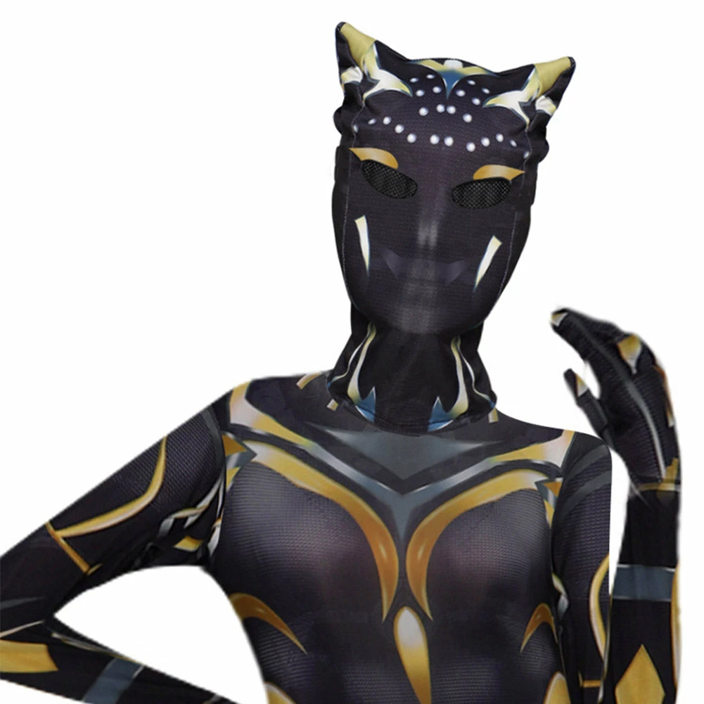 2022 Film Adulte Femme Black Panther: Wakanda Forever Shuri Combinaison Cosplay Costume 6 2022 Film Adulte Femme Black Panther: Wakanda Forever Shuri Combinaison Cosplay Costume – Image 4