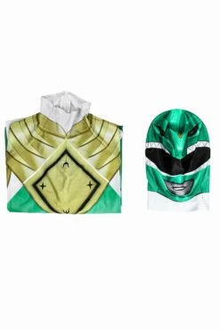 Power Rangers : Mighty Morphin Ranger Vert Cosplay Costume -NEWCOSSKY Soldes 257429 5