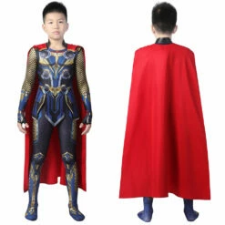 2022 Film Thor: Love And Thunder Thor Enfant Combinaison Cosplay Costume Halloween Carnival