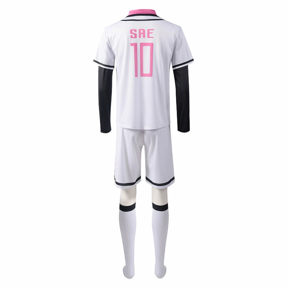 Anime Blue Lock Sae Itosh N°10 Cosplay Costume Carnaval 4 Anime Blue Lock Sae Itosh N°10 Cosplay Costume Carnaval – Image 2