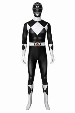 Power Rangers : Mighty Morphin Ranger Noir Cosplay Costume