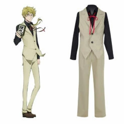 Adulte Bungo Stray Dogs Kunikida Doppo Uniform Cosplay Costume Carnaval