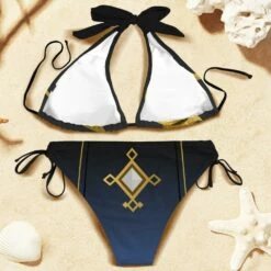 Genshin Impact Maillot De Bain Bikini Cosplay Costume -NEWCOSSKY Soldes 259488 2