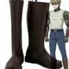 One Punch Man Demon Cyborg Genos Cosplay Chaussures -NEWCOSSKY Soldes 2639