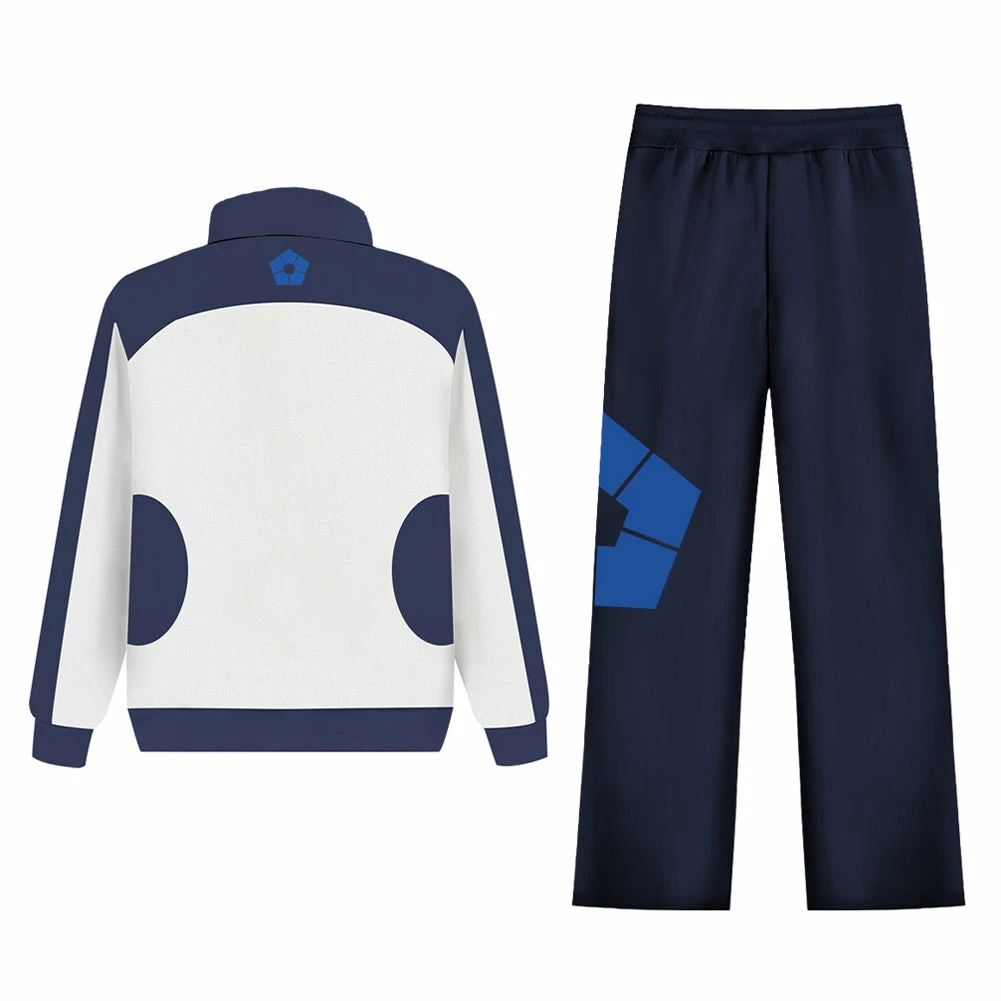 Blue Lock Hoodie+Pantalon De Sport Cosplay Costume 5 Blue Lock Hoodie+Pantalon De Sport Cosplay Costume – Image 3