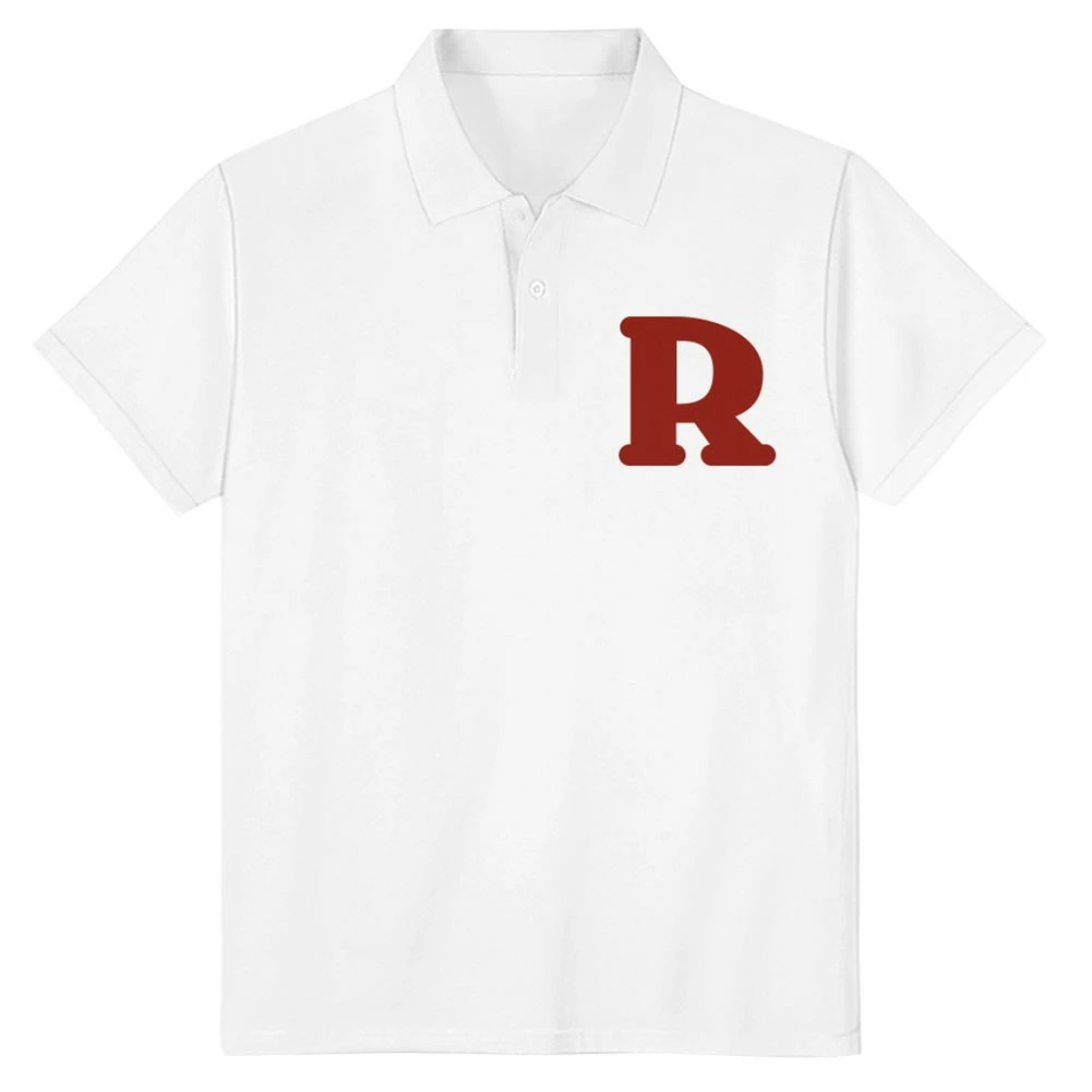 Grease: Rydell High Cheerleader Polo T-shirt Cosplay Costume 5 Grease: Rydell High Cheerleader Polo T-shirt Cosplay Costume – Image 3