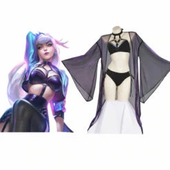 League Of Legends Evelynn Maillot De Bain Cape Cosplay Costume