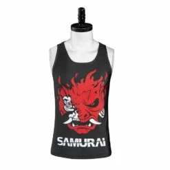 Cyberpunk 2077 Johnny Silverhand Tee-shirt Cosplay Costume -NEWCOSSKY Soldes 2ad57ded11b3c5d9fe7ad0a72923e273