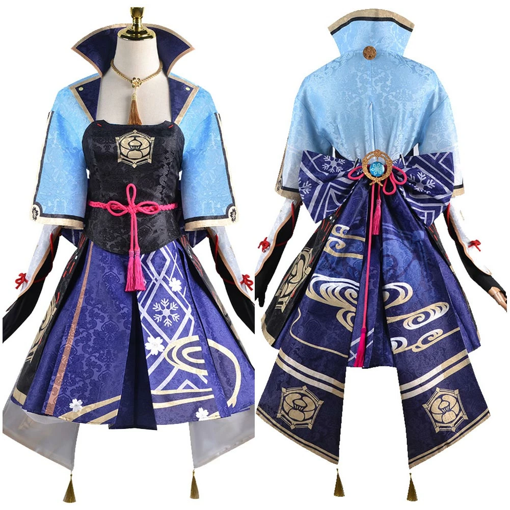 Genshin Impact Kamisato Ayaka Cosplay Costume 9 Genshin Impact Kamisato Ayaka Cosplay Costume – Image 7