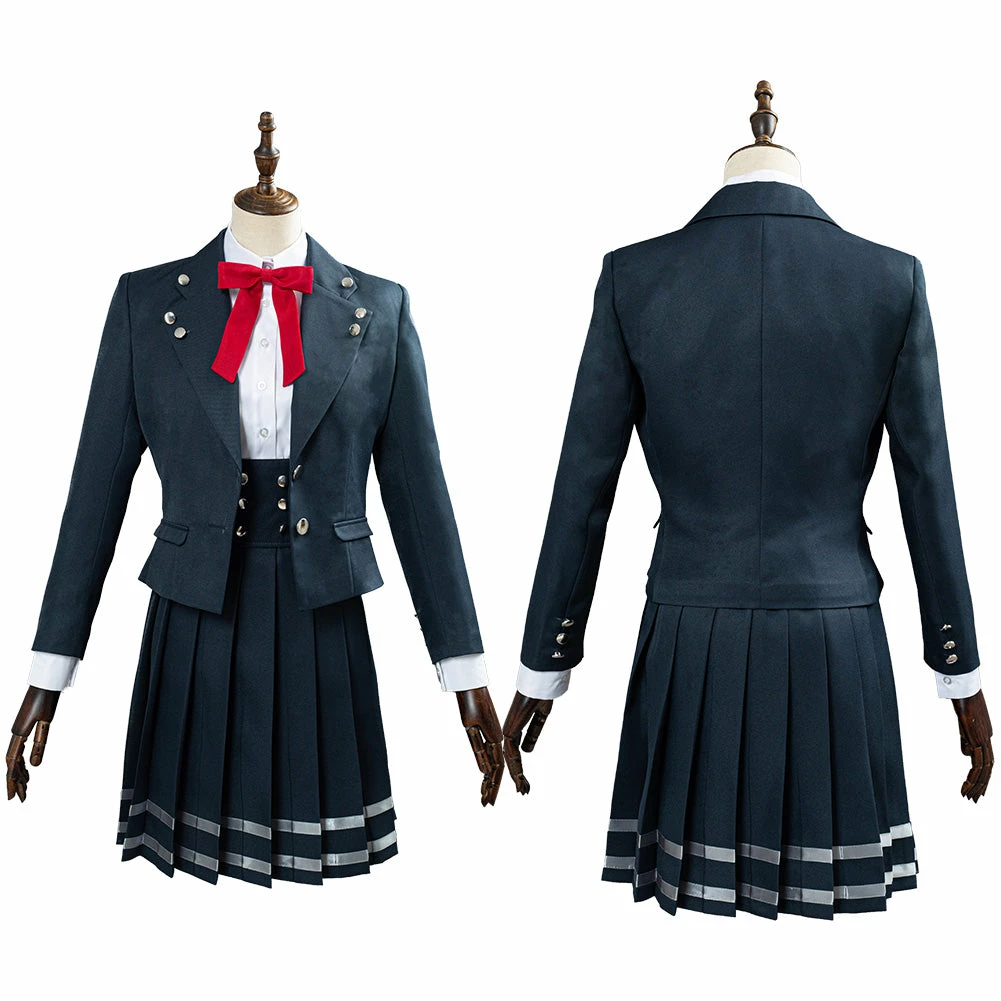 Danganronpa V3 Shirogane Tsumugi Uniforme Scolaire Jupe Tenue Halloween Carnaval Cosplay Costume 4 Danganronpa V3 Shirogane Tsumugi Uniforme Scolaire Jupe Tenue Halloween Carnaval Cosplay Costume – Image 2