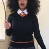 Harry Potter Hermione Granger Cosplay Costume+Baguette+Echarpe -NEWCOSSKY Soldes 3 4 974276de 5984 481a be12 3630228fb96d