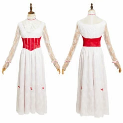 Mary Poppins 1964 Mary Poppins Cosplay Costume -NEWCOSSKY Soldes 3ba2b147add38fd4ae022d066920364f