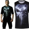 Daredevil Punisher Tee-shirt Cosplay Costume 1 Daredevil Punisher Tee-shirt Cosplay Costume -NEWCOSSKY Soldes 3ee4a433f1f133b6b6f46e2997a1586c