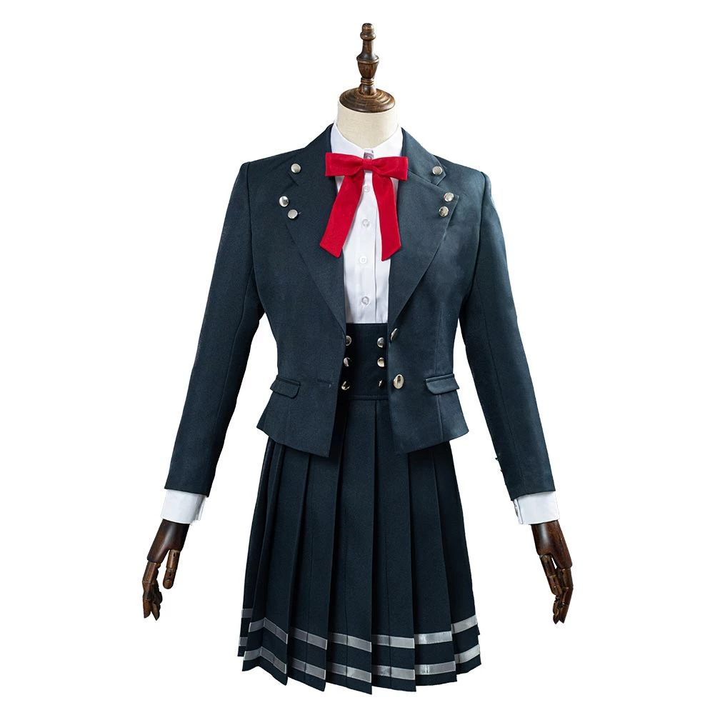 Danganronpa V3 Shirogane Tsumugi Uniforme Scolaire Jupe Tenue Halloween Carnaval Cosplay Costume 5 Danganronpa V3 Shirogane Tsumugi Uniforme Scolaire Jupe Tenue Halloween Carnaval Cosplay Costume – Image 3