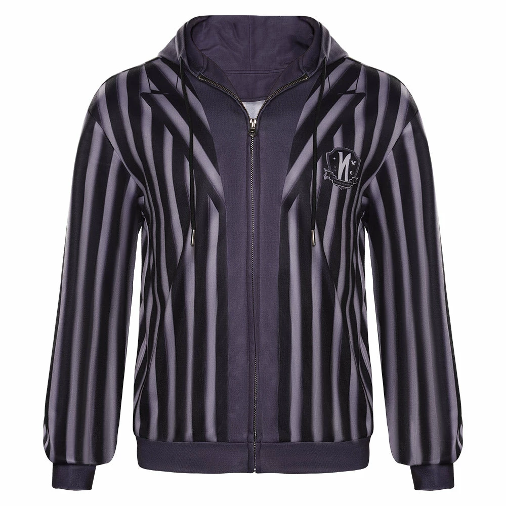 Wednesday Addams Sweat-shirt Design Original Cosplay Costume 5 Wednesday Addams Sweat-shirt Design Original Cosplay Costume – Image 3