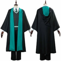 Harry Potter Uniforme Scolaire Slytherin Robe Cape Tenue Halloween Carnaval Cosplay Costume -NEWCOSSKY Soldes 4df494da96e70c27986c499005b4c511