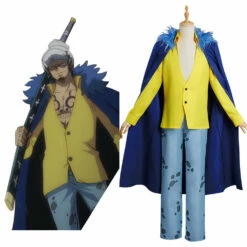 One Piece Onigashima Trafalgar D. Water Law Adulte Cosplay Costume