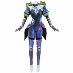 LoL League Of Legends Jinx Cosplay Costume -NEWCOSSKY Soldes 5343d9a4992e8b4494ecd5847a8cad81