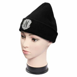 Wednesday Addams Cosplay Noir Casquette Chapeau Costume Accessoire -NEWCOSSKY Soldes 600800 2