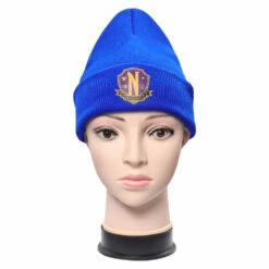 Adulte Wednesday Addams Cosplay Blue Casquette Chapeau Costume Accessoire -NEWCOSSKY Soldes 600801 1