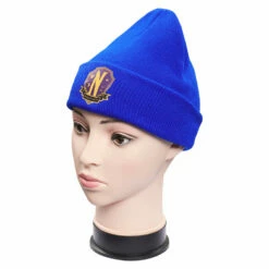 Adulte Wednesday Addams Cosplay Blue Casquette Chapeau Costume Accessoire -NEWCOSSKY Soldes 600801 2