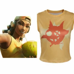 Valorant Raze T-shirt +Chapeau Cosplay Costume