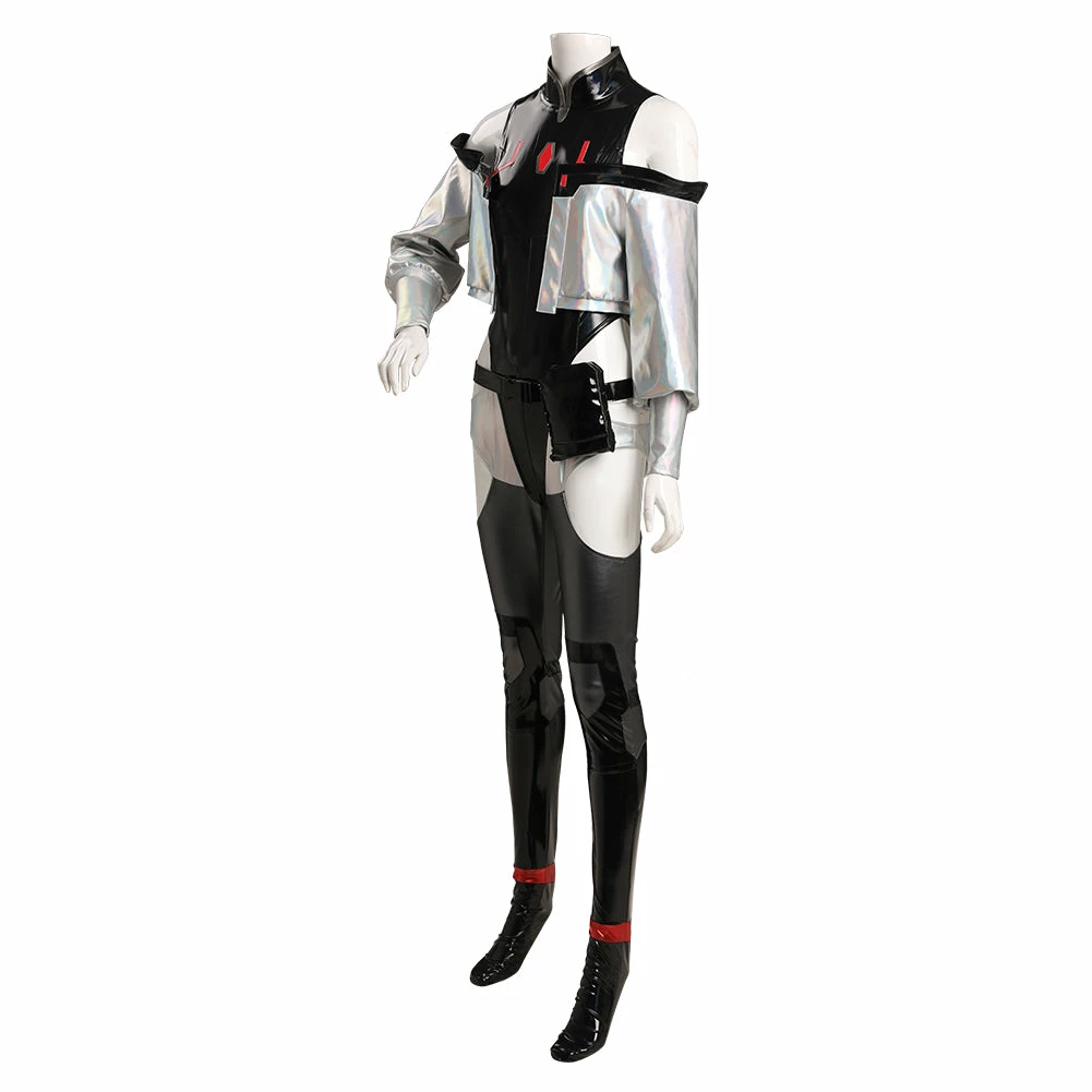 Adulte Cyberpunk: Edgerunners Lucy Ensemble Uniform Cosplay Costume 6 Adulte Cyberpunk: Edgerunners Lucy Ensemble Uniform Cosplay Costume – Image 4