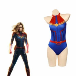 Captain Carol Danvers Maillot De Bain Cosplay Costume