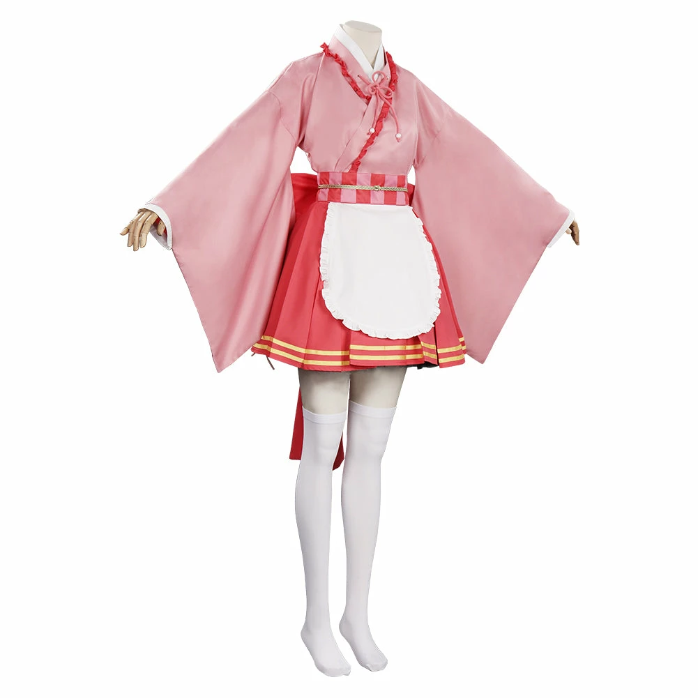 Demon Slayer Kimetsu No Yaiba Tsuyuri Kanao Maids Cosplay Costume 8 Demon Slayer Kimetsu No Yaiba Tsuyuri Kanao Maids Cosplay Costume – Image 6