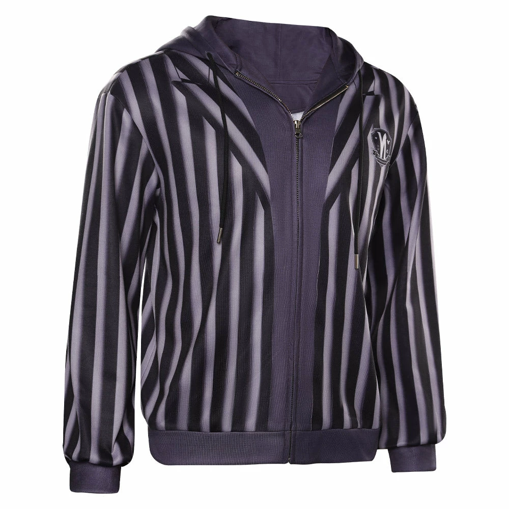 Wednesday Addams Sweat-shirt Design Original Cosplay Costume 7 Wednesday Addams Sweat-shirt Design Original Cosplay Costume – Image 5